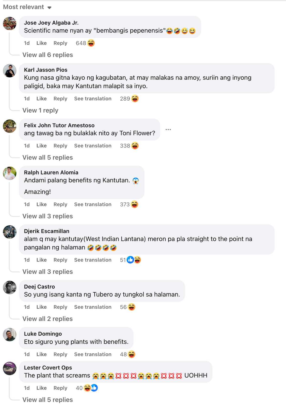 SCREENSHOT ng mga nakakatawang reaksyon ng netizens sa post ng MBG.