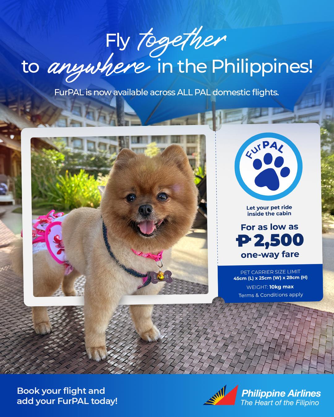 PAL expands FURpal to all domestic flights