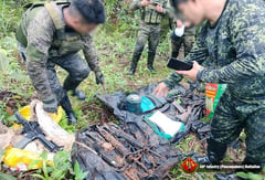 Army troops uncover NPA arms cache in Surigao del Sur