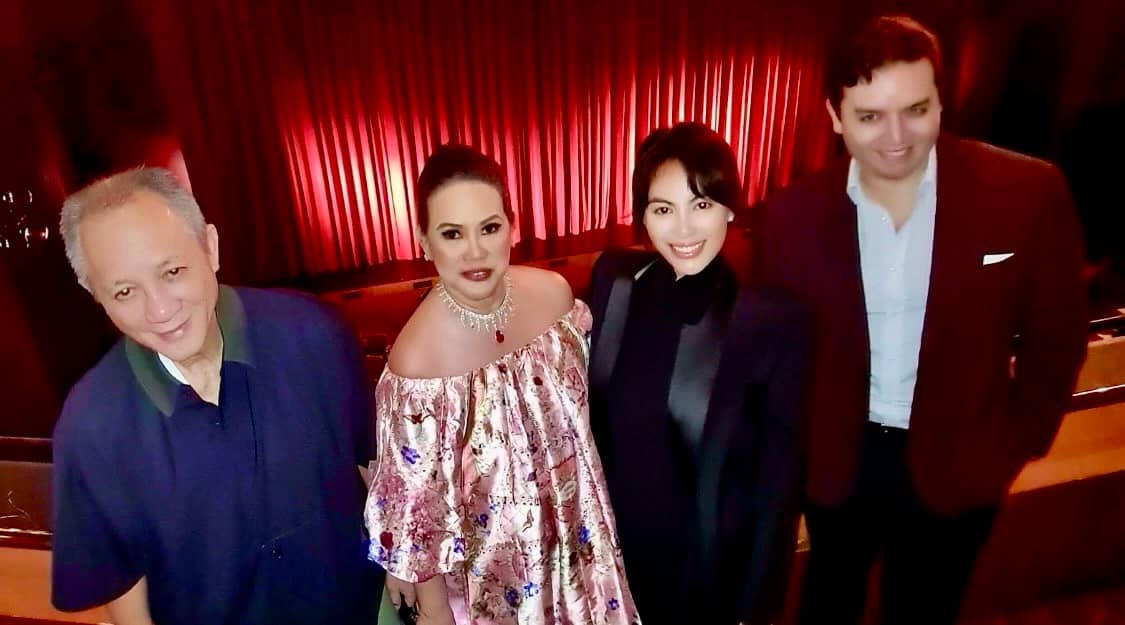 ANTONIO Cojuangco, Kathleen Liechtenstein, Dominique Cojuangco and Hearn Michael.