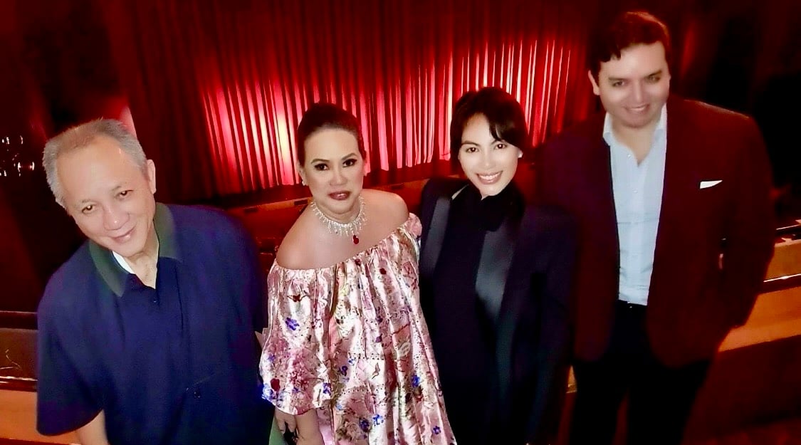 ANTONIO Cojuangco, Kathleen Liechtenstein, Dominique Cojuangco and Hearn Michael.