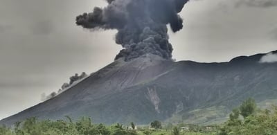 Moderate explosion hits Mt. Kanlaon