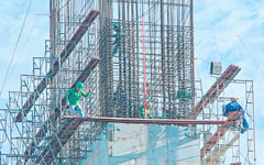 Construction activity declines in December