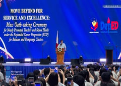 PBBM attends oath-taking for promoted teachers in Bulacan