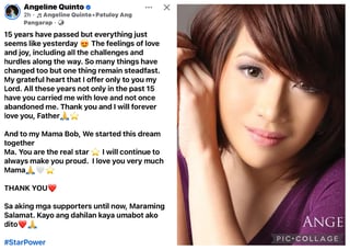Angeline Quinto celebrates 15 years in the spotlight