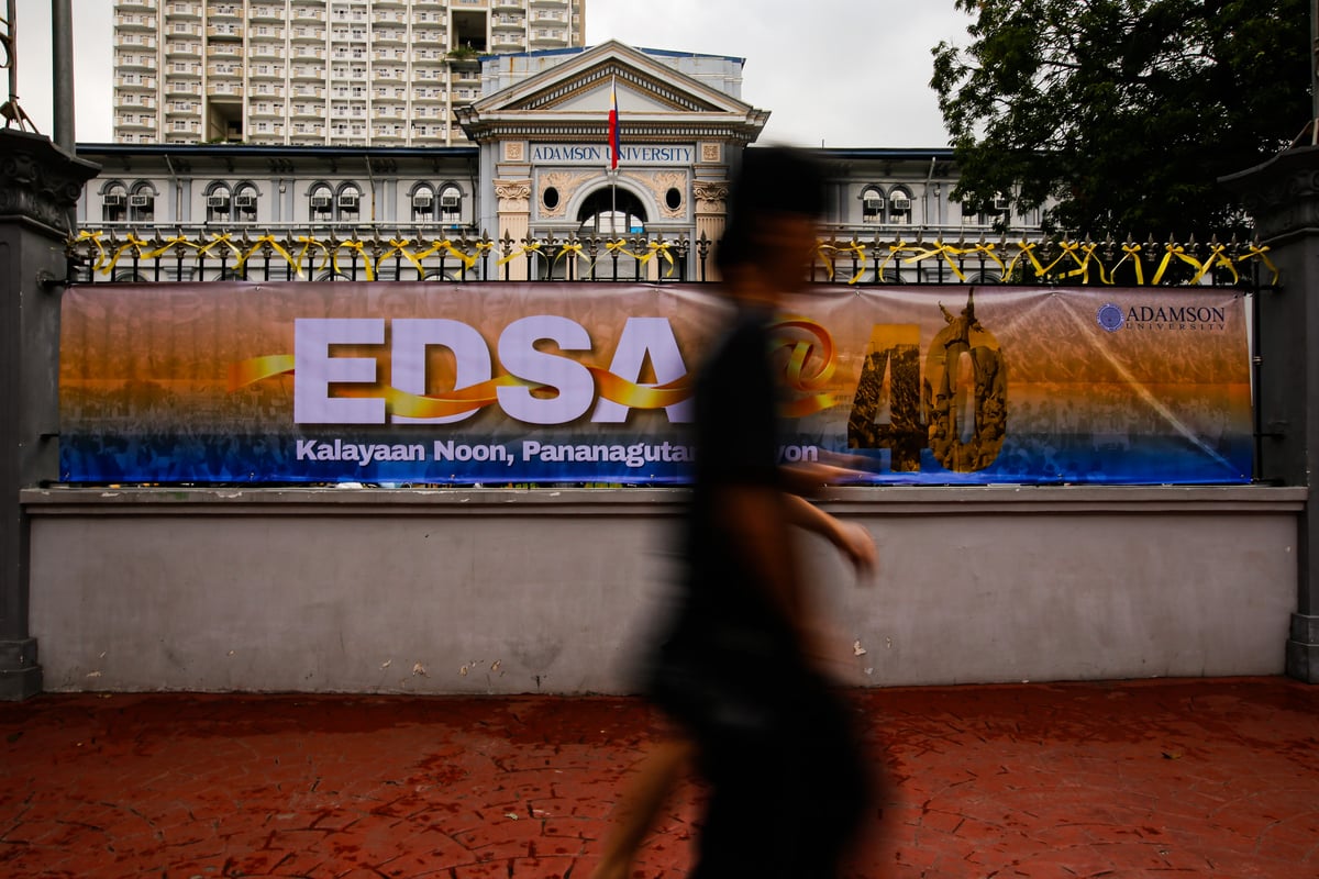 Adamson University commemorates EDSA People Power Revolution
