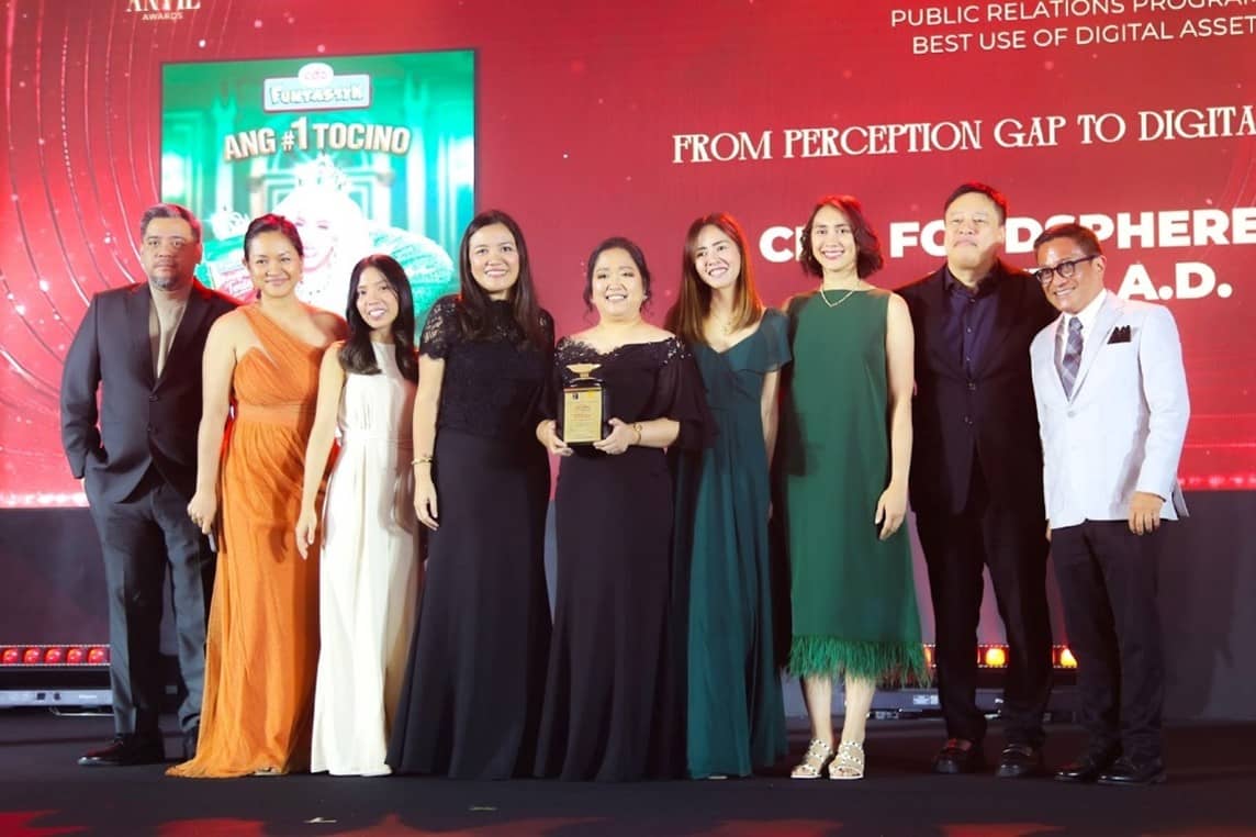 The CDO Marketing Team with Seven A.D. during the Anvil Awards night.