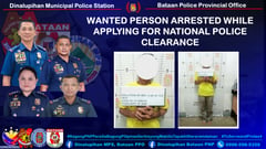Wanted na lalaki, nahuli habang nag-aapply ng police clearance