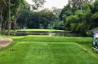 THE par-3 11th hole Apo Golf and Country Club is short but presents a big challenge for participants seeing action in the 77th Philippine Airlines Interclub.