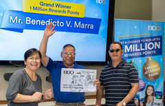OFW mechanic, nanalo ng P1 milyong BDO rewards