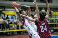 PRECIOUS Momowei of CEU overcomes the suffocating defense of PWU en route to posting a 72-57 victory in the UCAL Season 8 basketball tournament last Thursday at the Paco Arena.