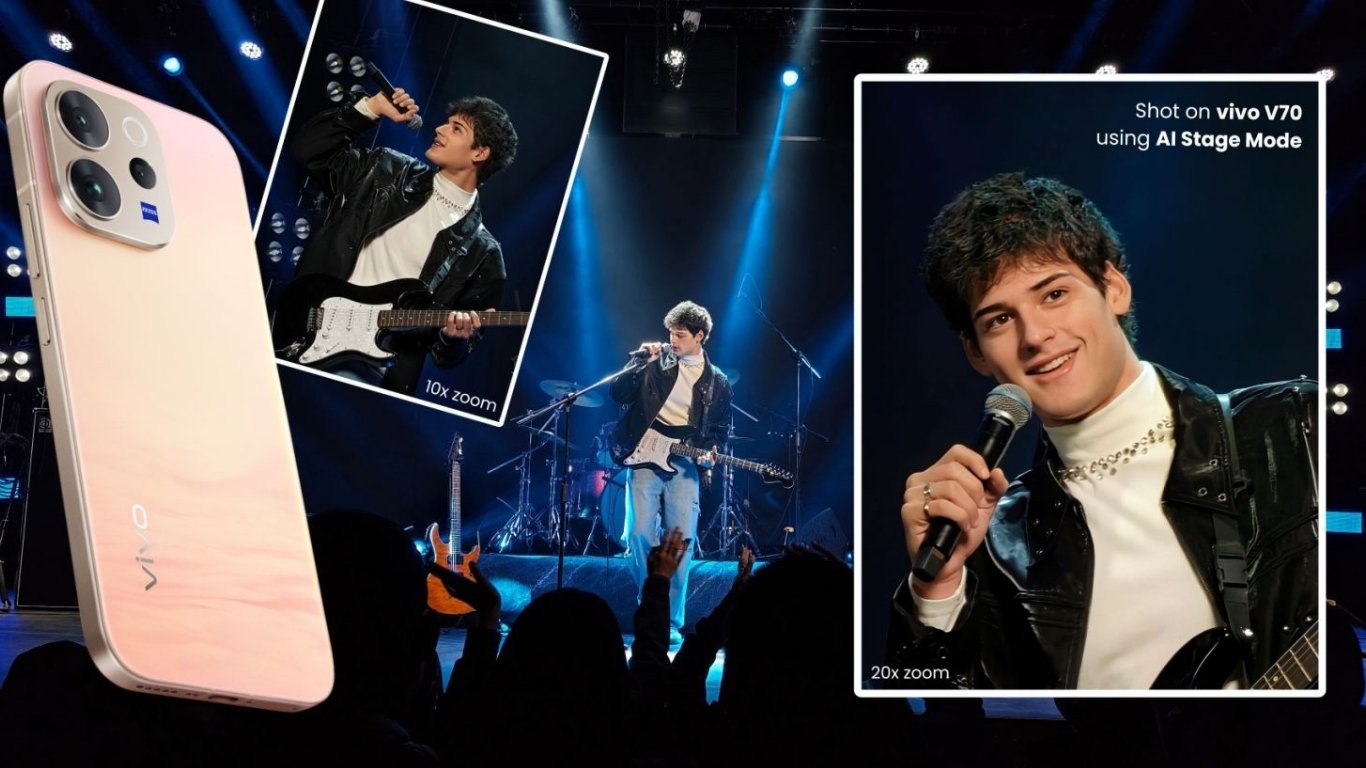 vivo V70 wants to fix your bad concert photos