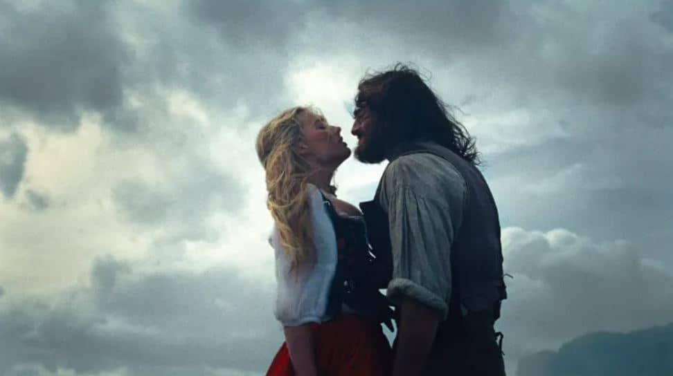 MARGOT Robbie and Jacob Elordi in ‘Wuthering Heights.’