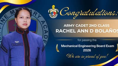 ARMY Cadet Second Class Rachel Ann Bolaños earns engineering license while completing military training.