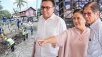 PBBM woos Leni with mega infras: Marcos denies politics but wears pink socks