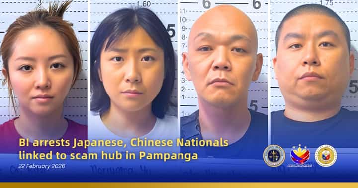 Japanese, Chinese nationals arrested in Pampanga scam hub