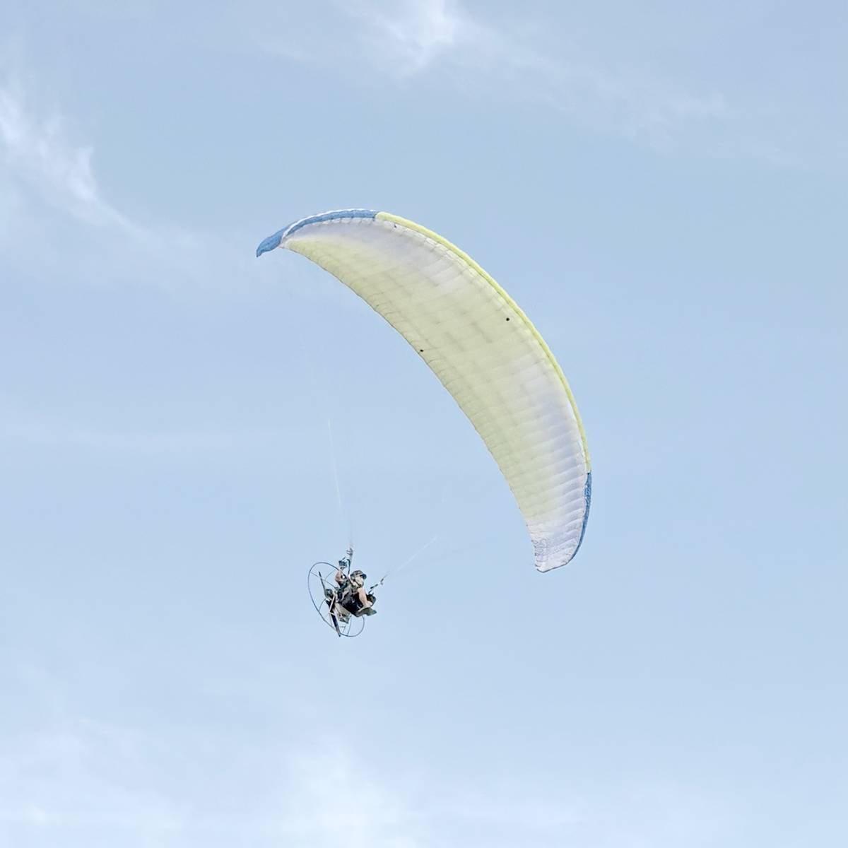 PERFECT landing One of the featured air sports in the 26th PIHABF is paragliding competition which observes perfect landing from participants.