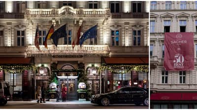 'Schönen Aufenthalt!': Hotel Sacher Vienna joins world's top 50 hotels
