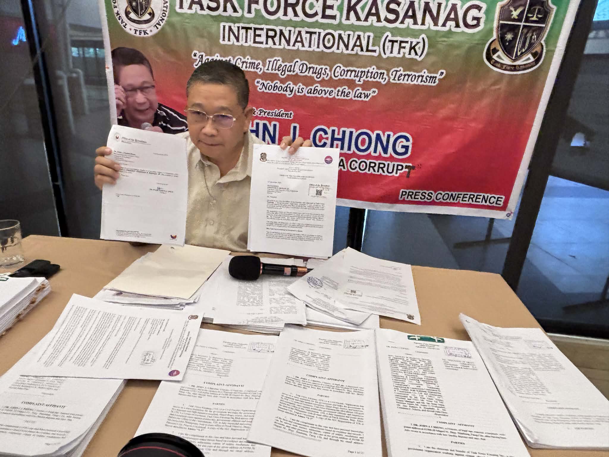 Task Force Kasanag files new ethics complaint over alleged DPWH irregularities