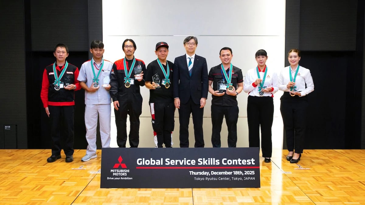 Mitsubishi Phl service star wins world title