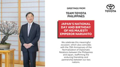 Team Toyota Philippines: Japan’s National Day and Birthday of His Majesty Emperor Naruhito
