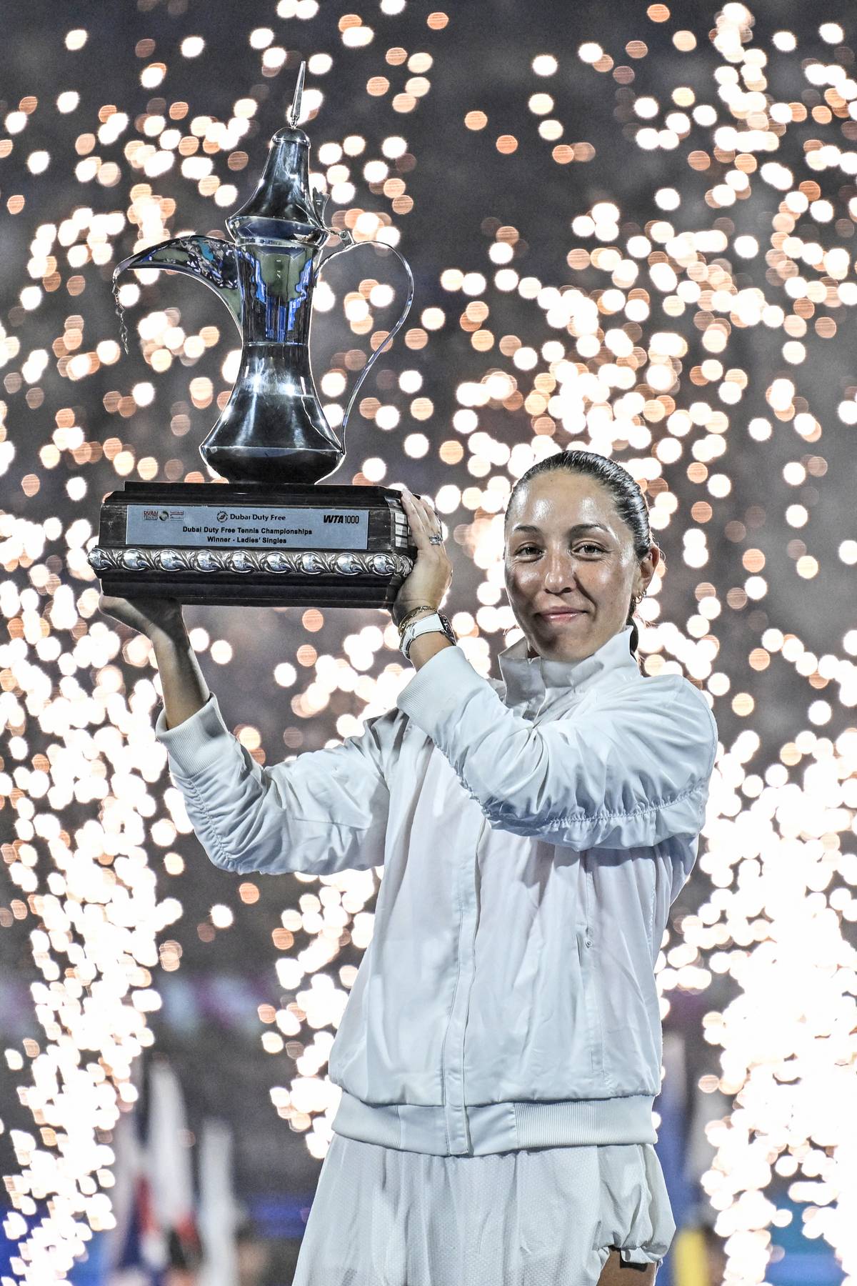 JESSICA Pegula gets a perfect birthday gift after beating Elina Svitolina, 6-2, 6-4, in the final of the Dubai Open women’s singles event.