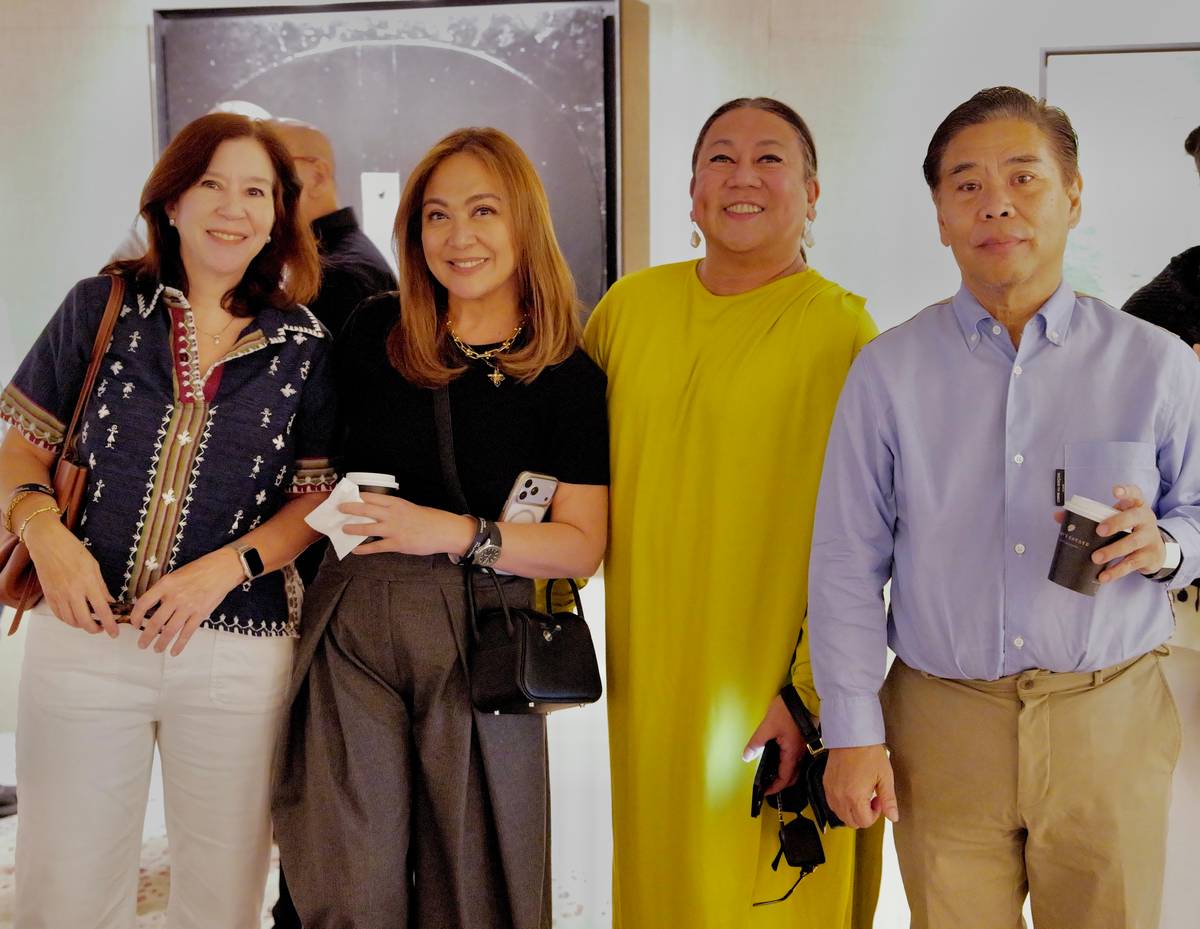 CLAUDIA Tambunting, Karen Davila, Queenmelo Esguerra and Ricco Ocampo.