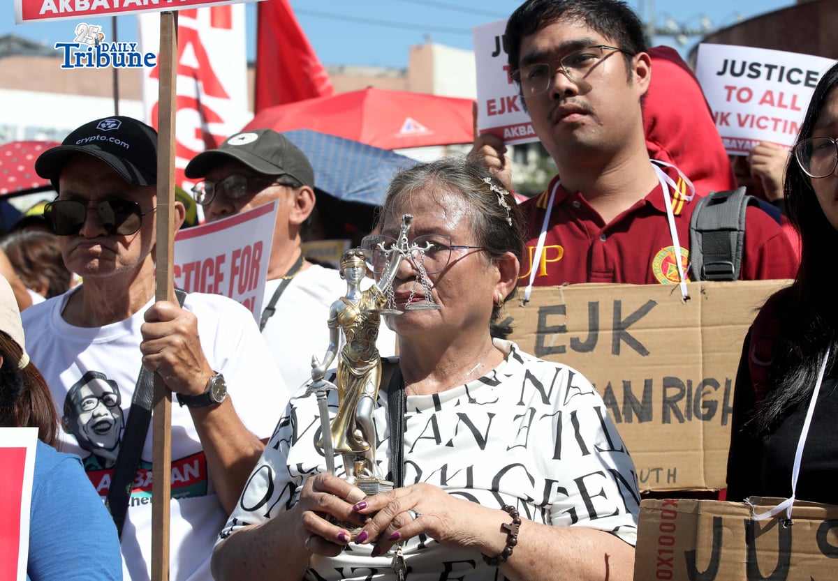 PROTESTERS CALL FOR DUTERTE ACCOUNTABILITY