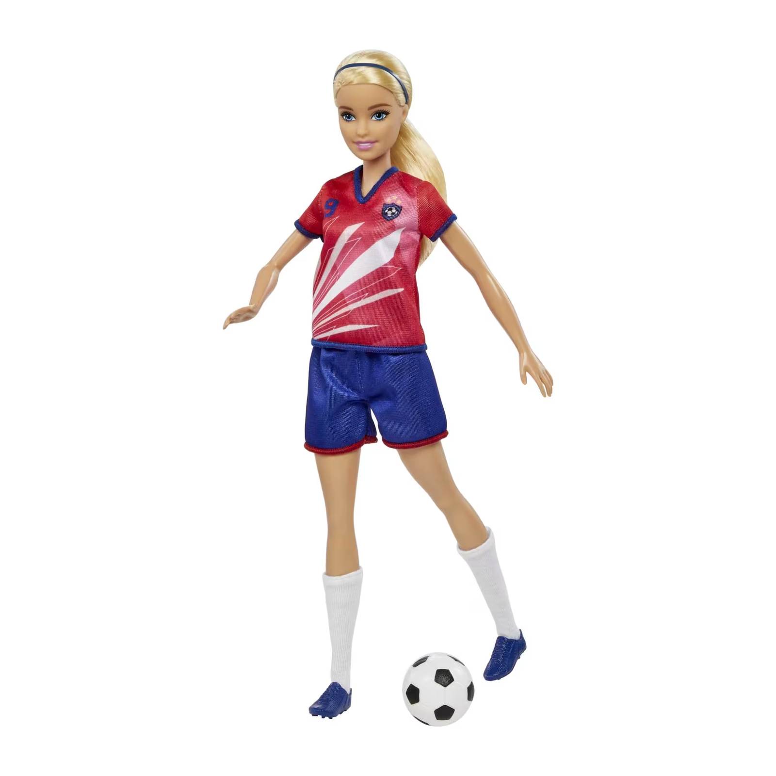 Soccer player Barbie.