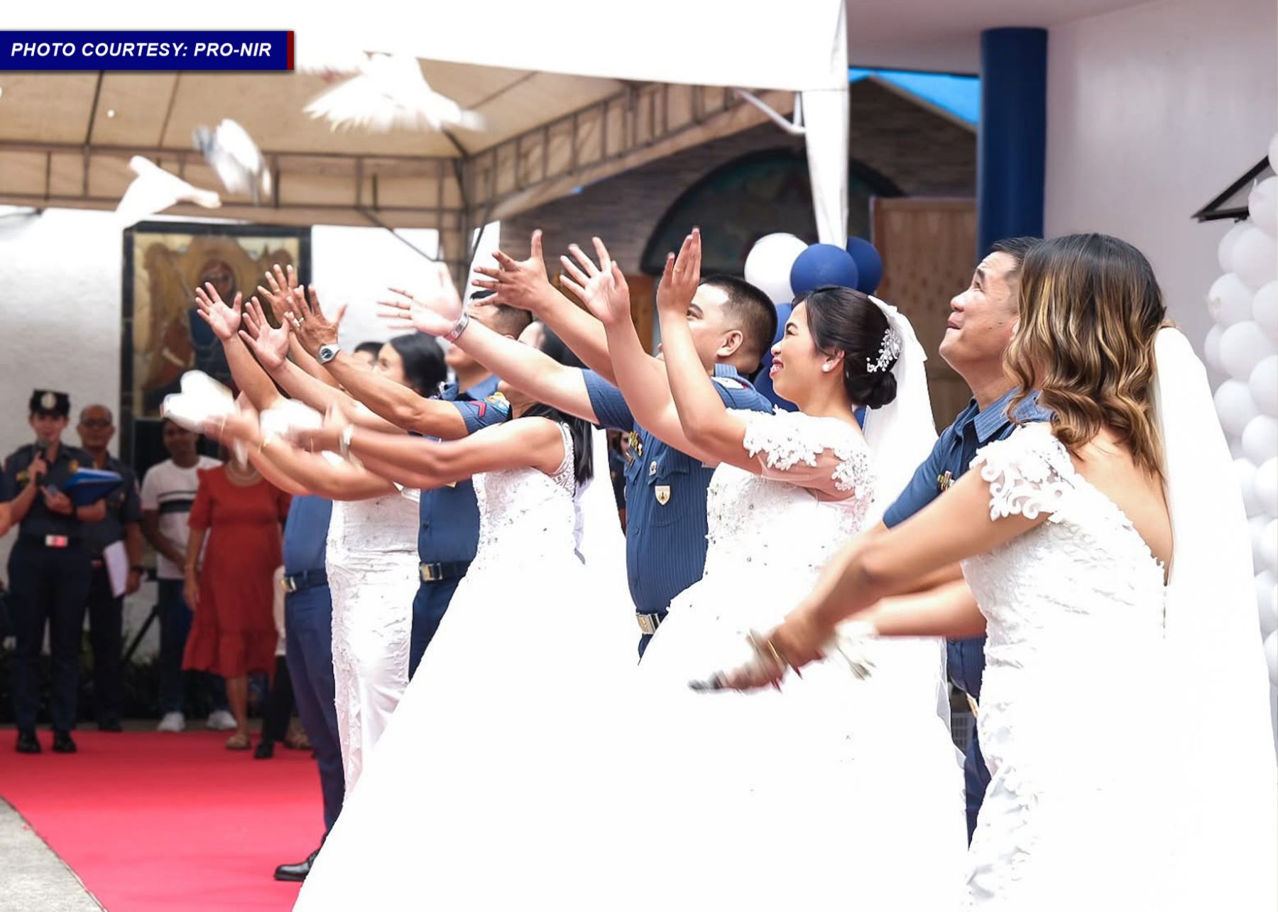 From badge to 'I do': PNP couples wed