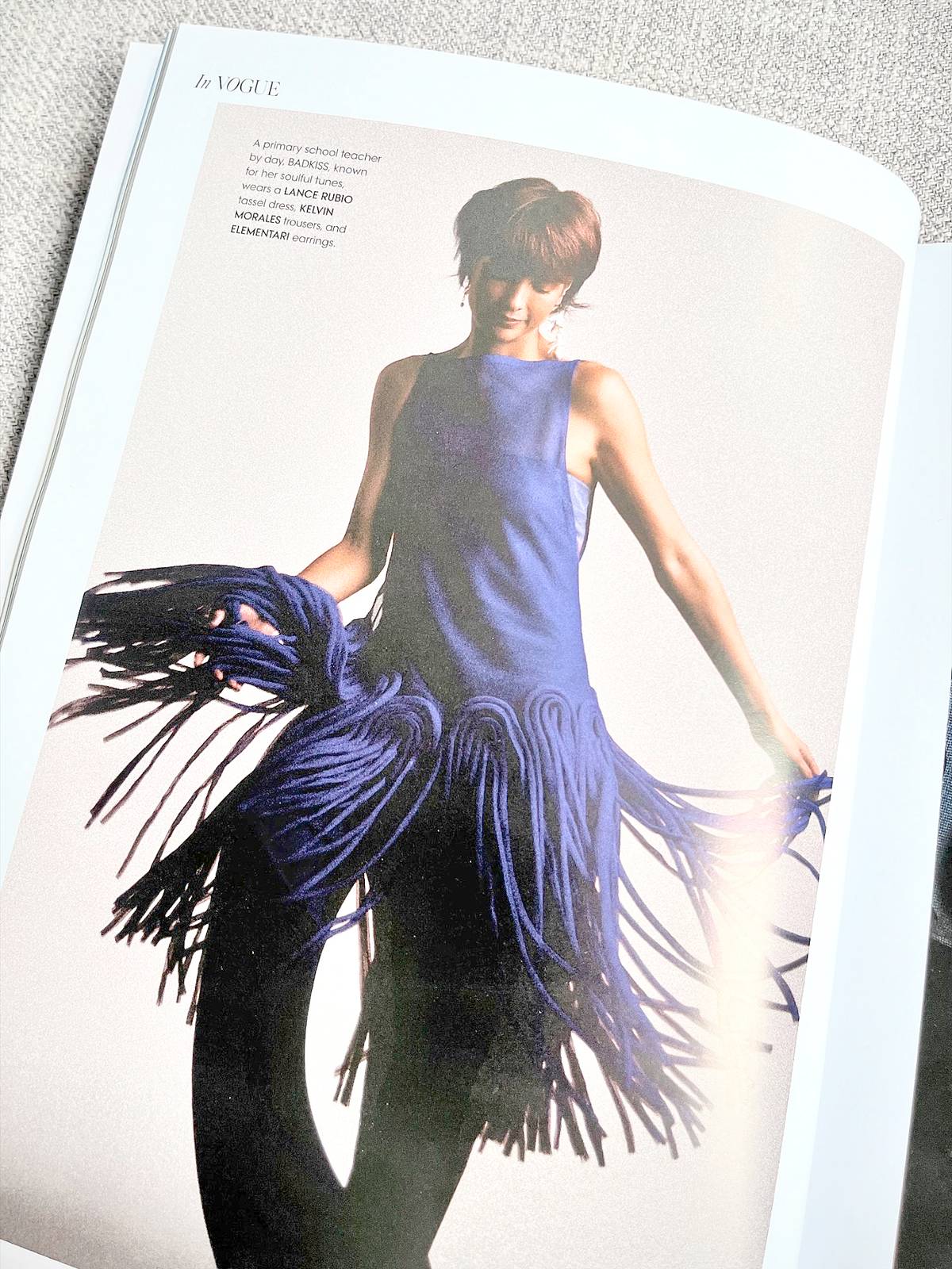 VOGUE Philippines October 2025 Issue ‘Badkiss’ in custom RUBIO.