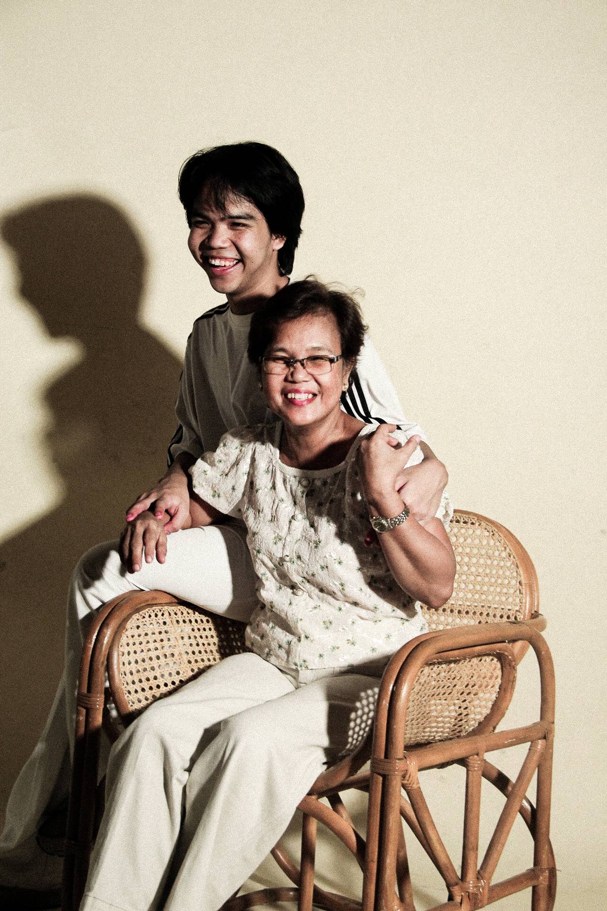AKO at Si Nanay: Lance Ernest Rubio with mother Maria Agnes Mangulabnan Rubio.