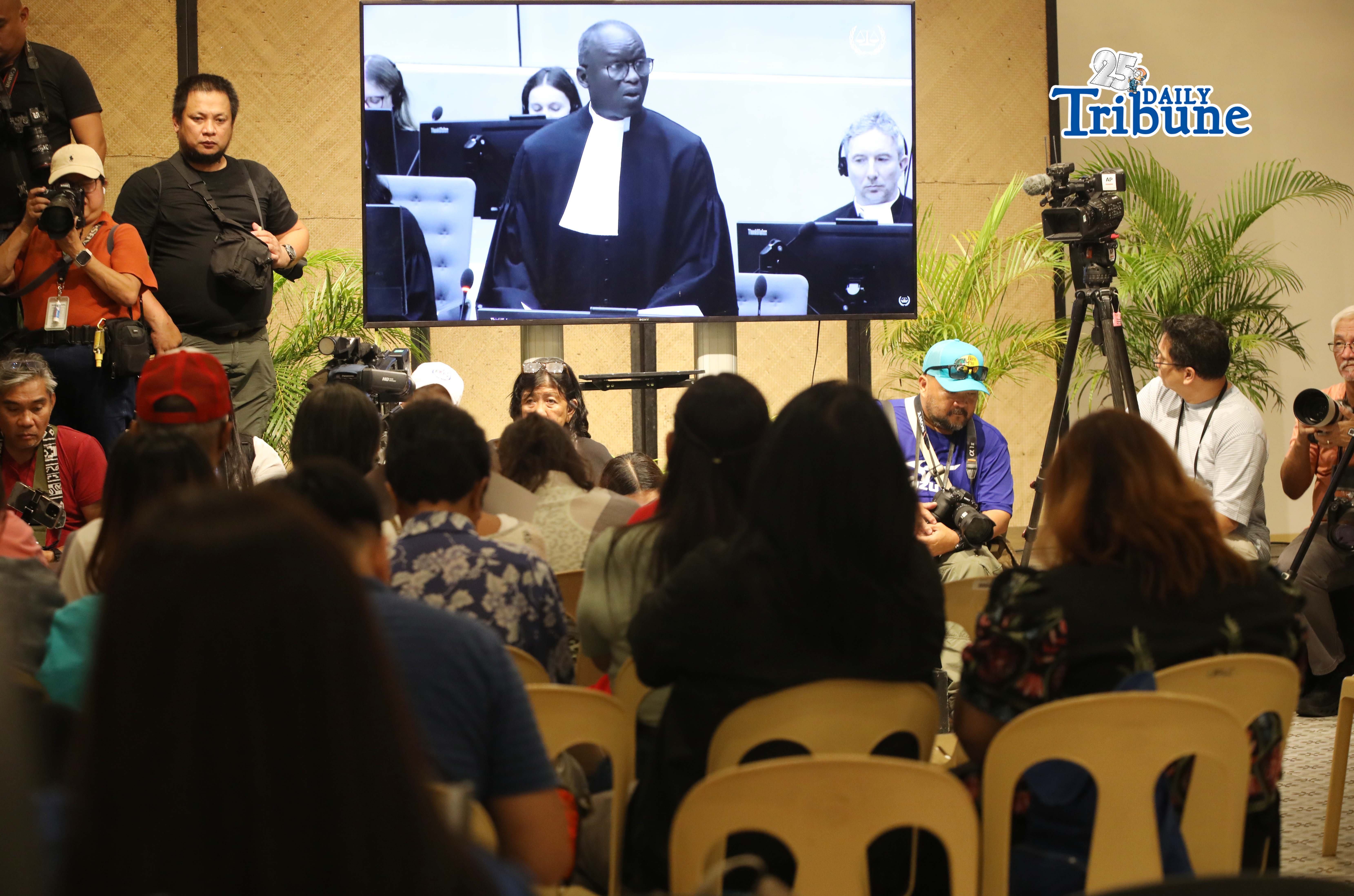  Families of EJK victims watch ICC hearing on Duterte
