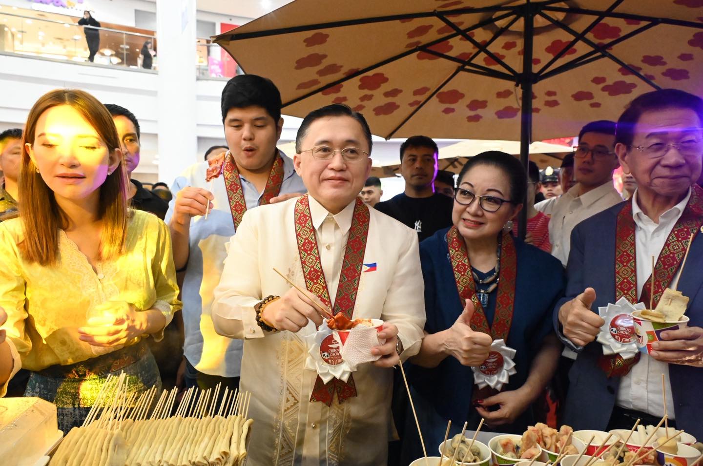 Go attends Chibog Chow Festival highlighting Filipino-Chinese culture