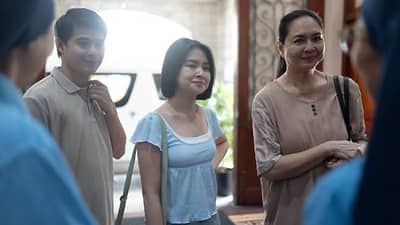CHARO Santos-Concio, Barbie Forteza and Vince Rillon in 'Until She Remembers.'