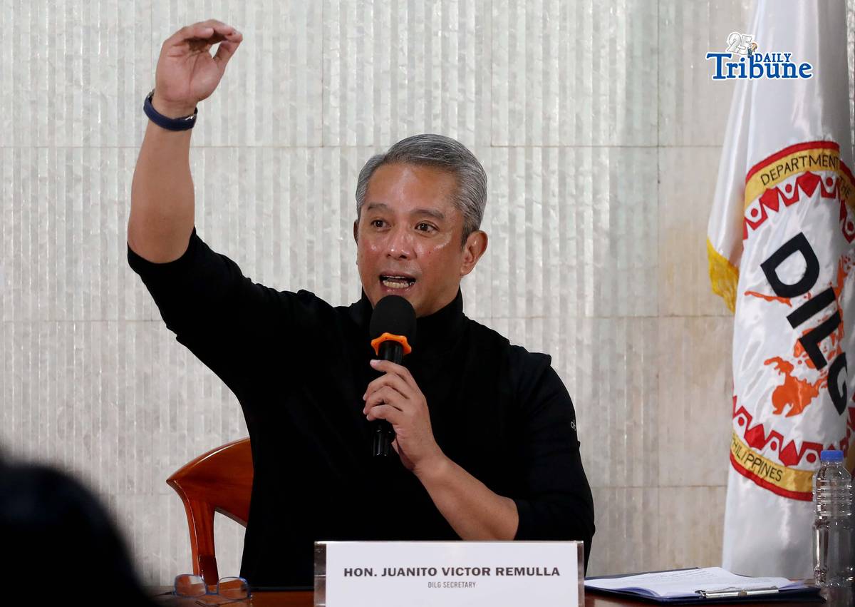 (February 24 2026) The Department of the Interior and Local Government (DILG) filed formal administrative charges against twelve officials of the Bureau of Fire Protection in connection with alleged recruitment corruption and inspection irregularities, signaling an internished crackdown on misconduct within the agency, SILG Sec. Jonvic Remulla announced during the press conference held at Quezon City on Tuesday February 24 2026. Photo/Analy Labor