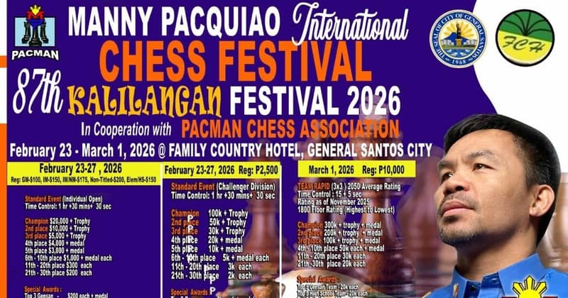 Favorites hold sway in Pacquiao chessfest opener