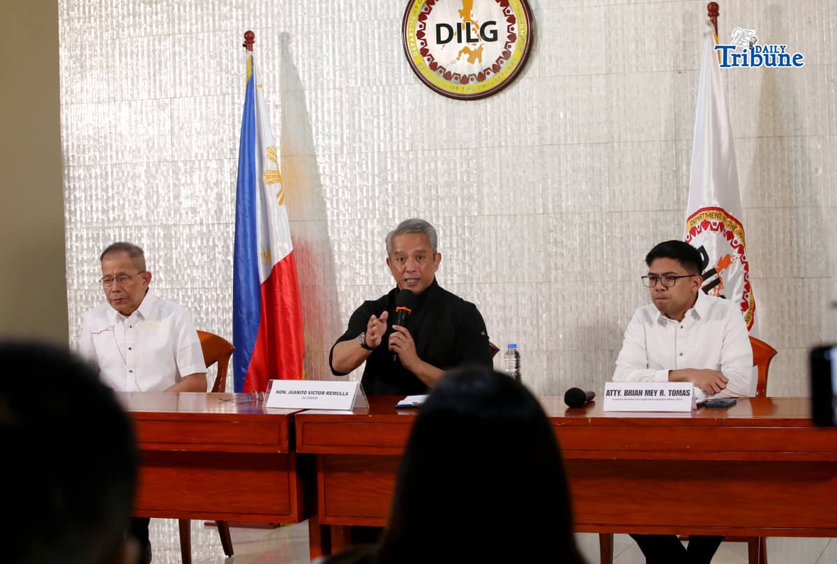 (February 24 2026) The Department of the Interior and Local Government (DILG) filed formal administrative charges against twelve officials of the Bureau of Fire Protection in connection with alleged recruitment corruption and inspection irregularities, signaling an internished crackdown on misconduct within the agency, SILG Sec. Jonvic Remulla announced during the press conference held at Quezon City on Tuesday February 24 2026. Photo/Analy Labor