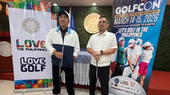 Golfcon ready for tee off