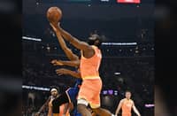JAMES Harden beams with pride over the effort of the Cleveland Cavaliers in their 109-94 win over the New York Knicks in the NBA regular season.