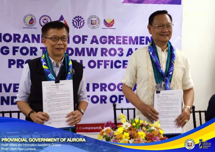 DMW, Aurora LGUs sign MOA to boost services for OFWs