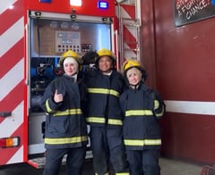 John Arcilla undergoes BFP training ahead of Fire Prevention Month