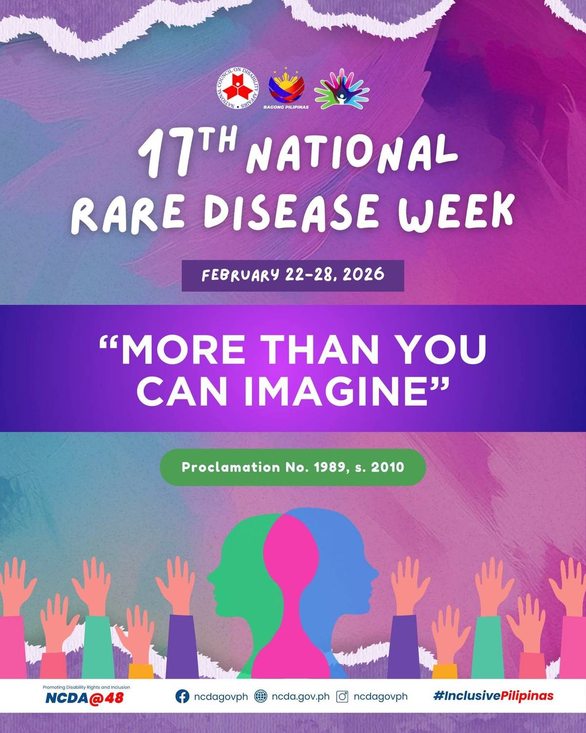 One in 20,000 individuals or fewer in the Philippines is diagnosed with a rare disease.
