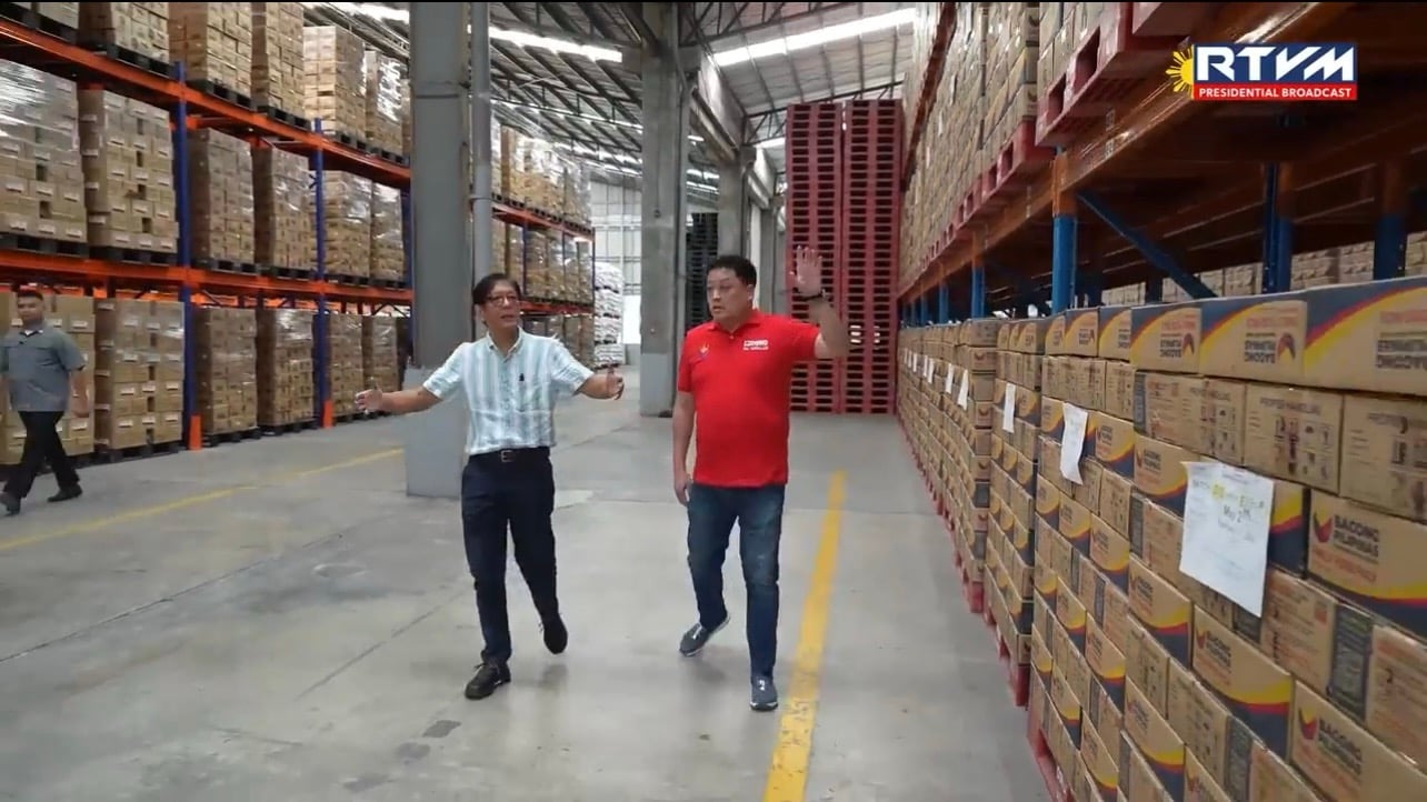 Marcos' wish: No more typhoons, food packs to rot

