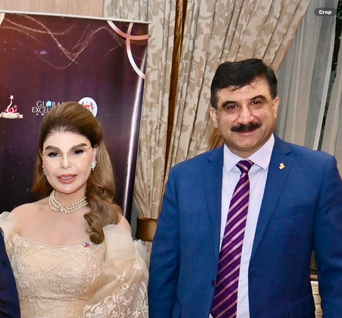 BARBIE Arcache and Pakistan Ambassador’s spouse Dilraj Muhammad.