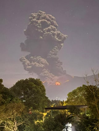 Kanlaon erupts for second time in a week