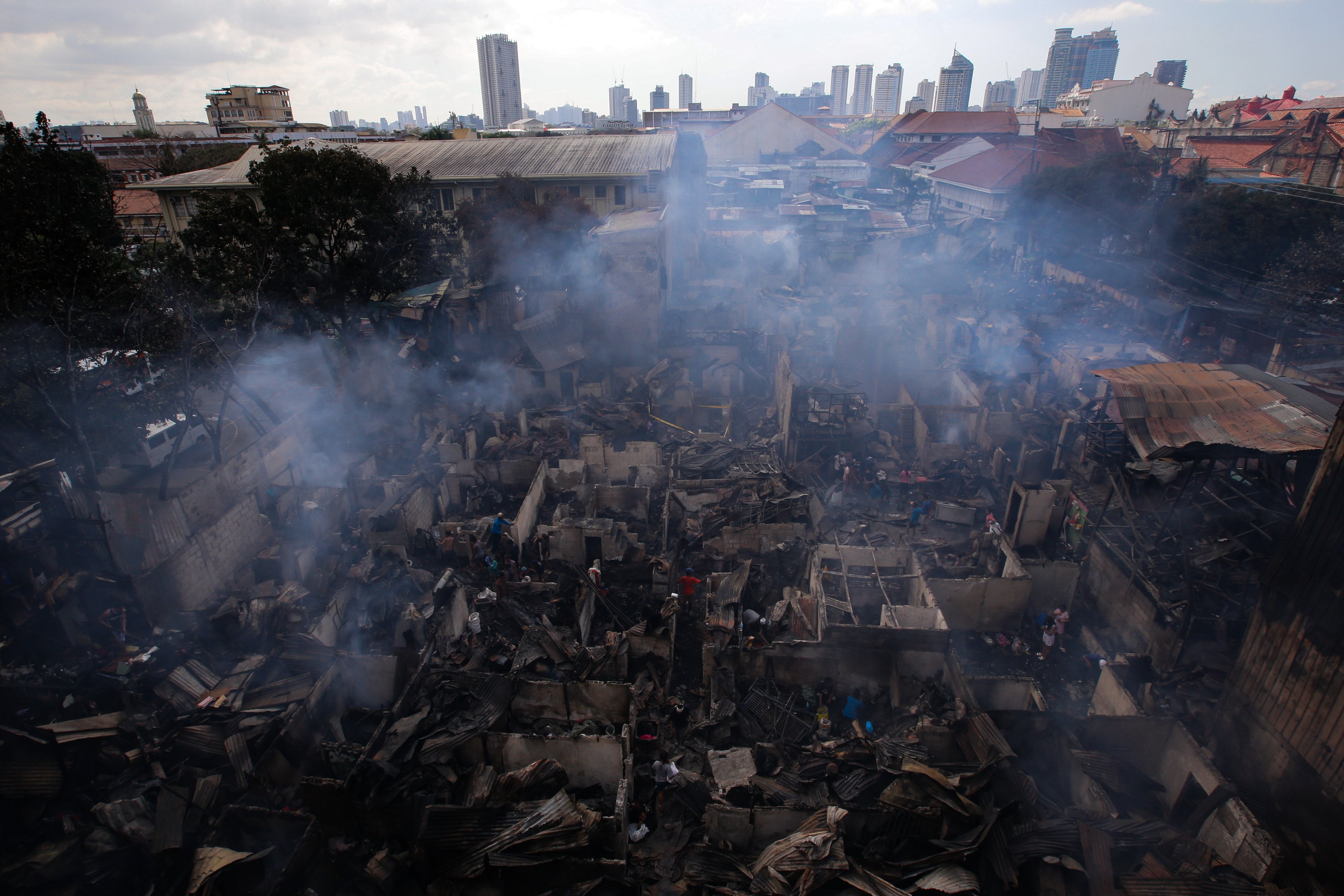 Intramuros fire aftermath | Daily Tribune