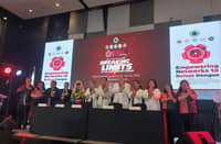 MEMBERS of the Philippine Medical Association's Dengue Advocacy committee during the one-year anniversary celebration of the E.N.D. Dengue Coalition in Quezon city this Thursday.