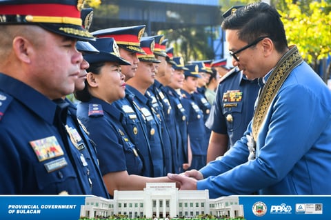 33 Bulacan police officers honored for successful operations