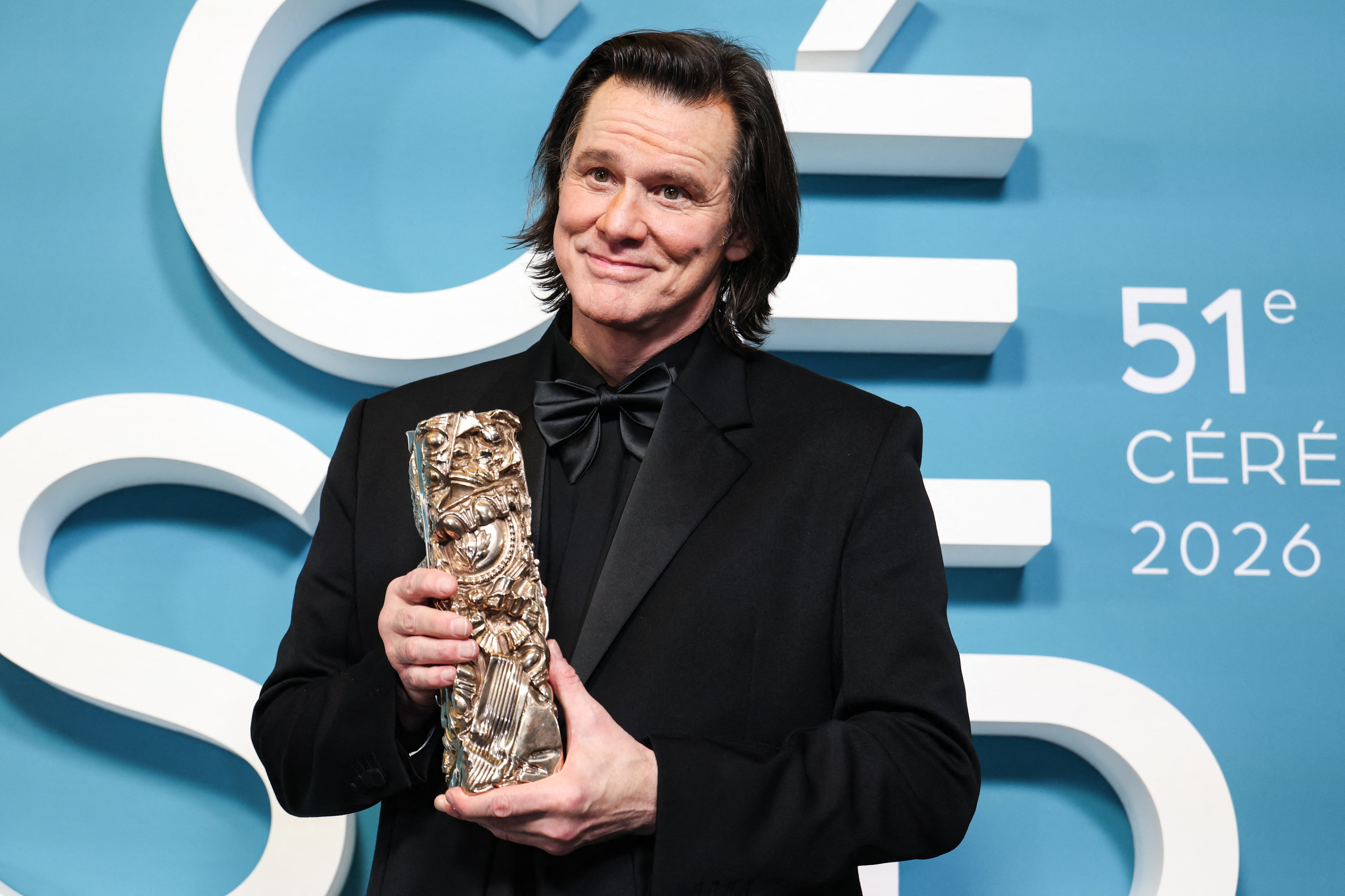 Comedy genius Carrey honoured at France's Cesar Awards
